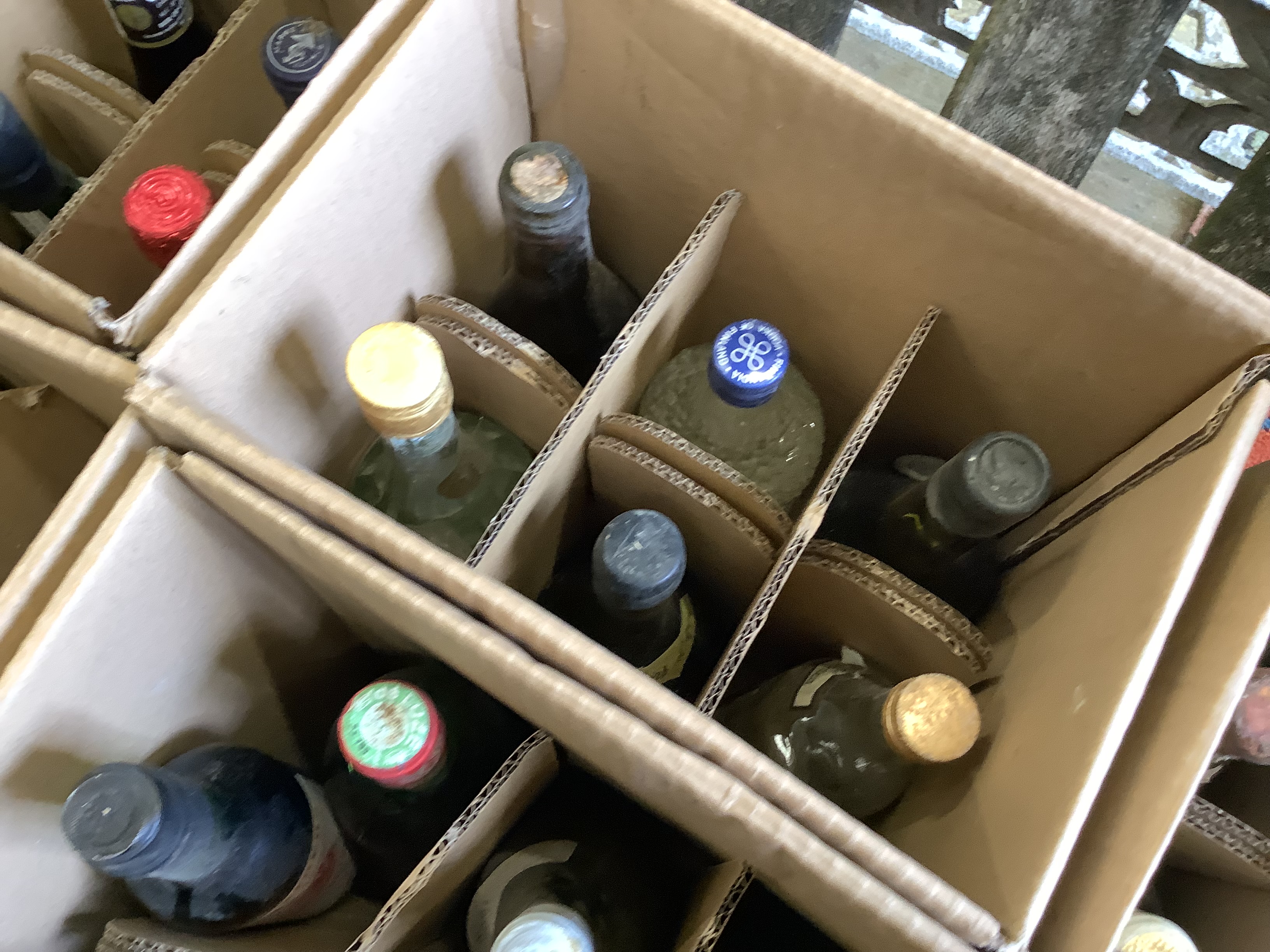 Eleven boxes of assorted wines, spirits and liqueurs